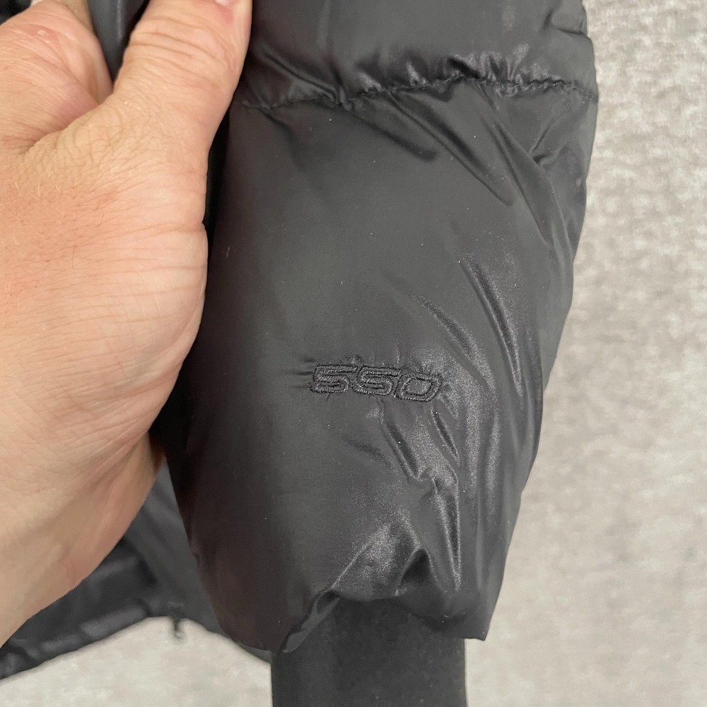 The North Face Down Parka Coat Womens XS Black Hooded 550 Puffer Full Zip - Picture 5 of 10